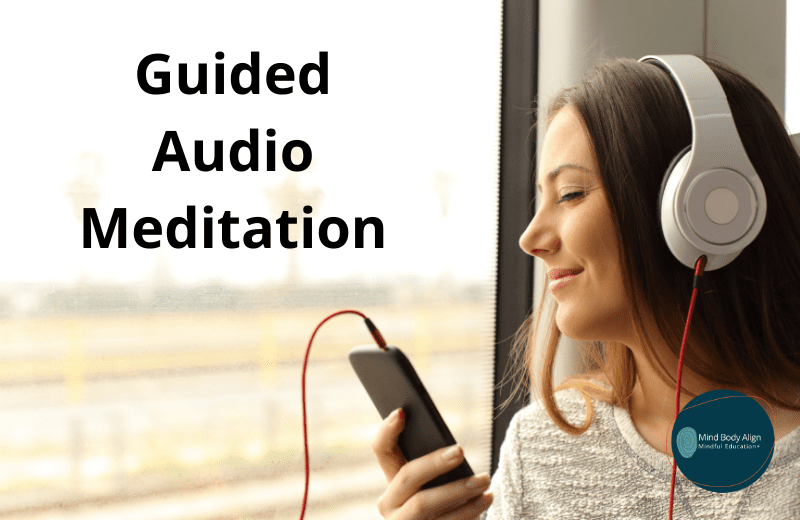 To lead you to a guided audio meditation