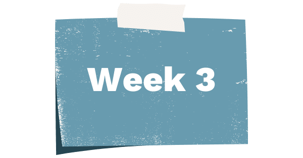 Week three
