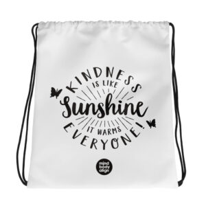 Kindness Drawstring Bag