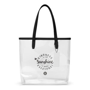 Clear tote bag