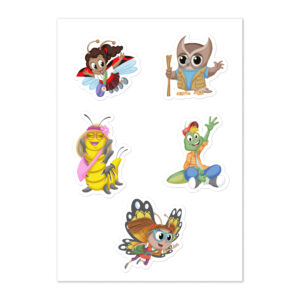 Labyrinth Adventures Character Sticker Sheet