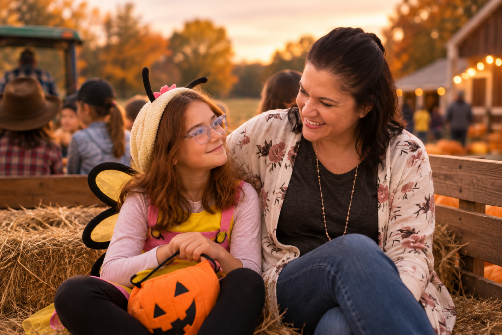 Children being included on Halloween